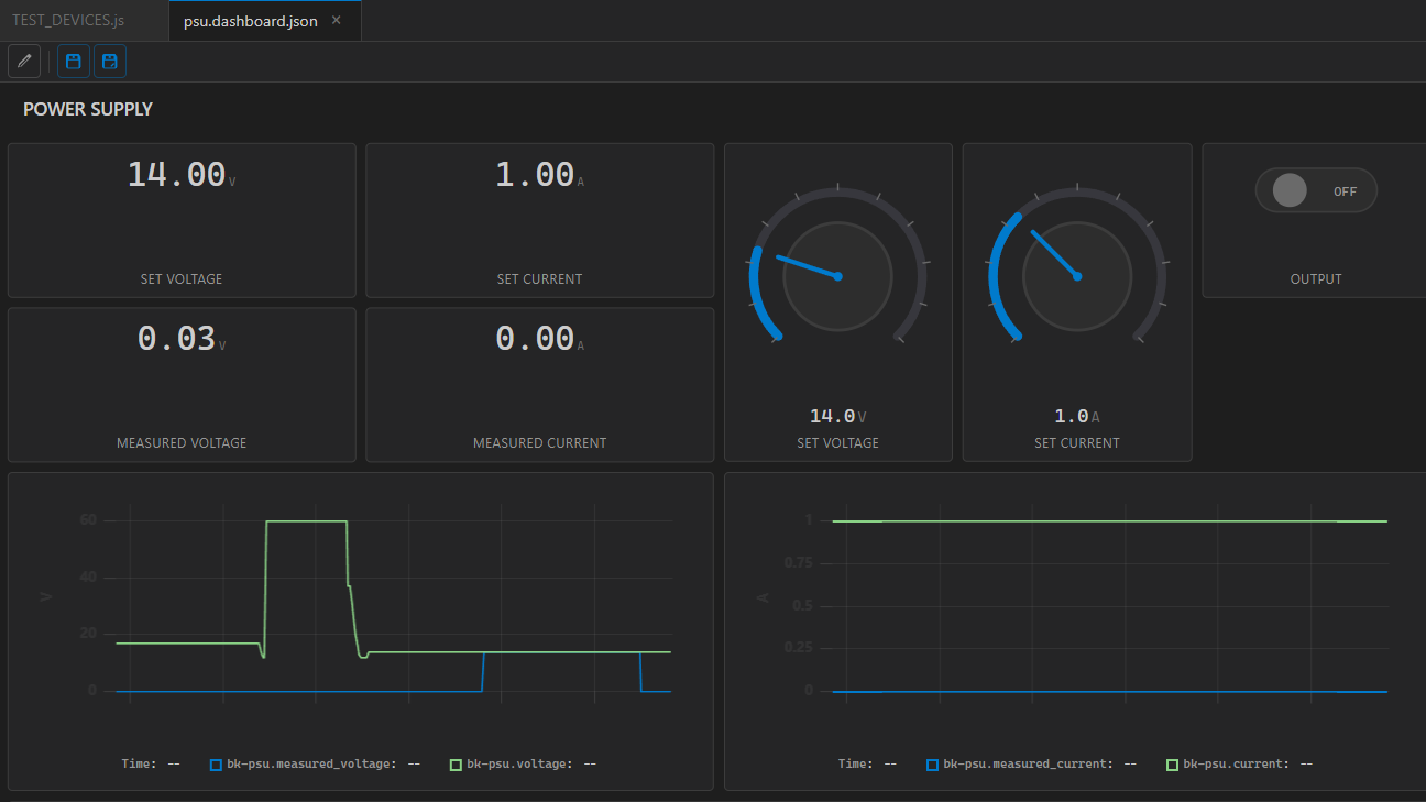Dashboard screenshot